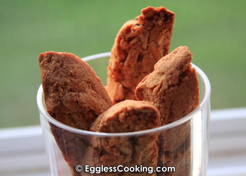 Eggless Almond Biscottis - Enjoy!