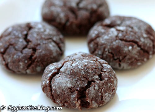 Vegan Chocolate Crinkle Cookies Vegan Chocolate Crinkle Cookies