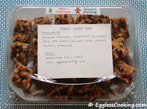 Cookie Bars Box of cookie bars