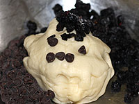Add blueberries & Dark chocolate chips Add blueberries & Dark chocolate chips