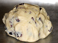 Cookie Dough with cranberries