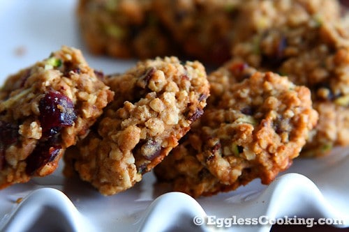 Oatmeal Cranberry Zucchini Cookies