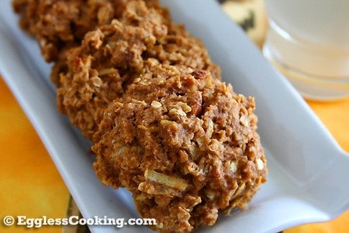 Vegan Apple Breakfast Cookies