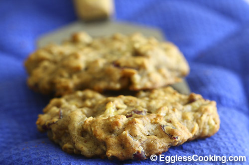 Vegan Cranberry Banana Cookies