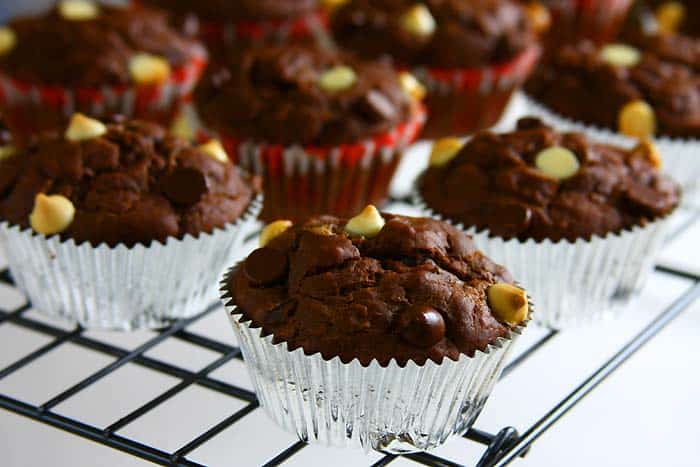 Chocolate Zucchini Banana Muffins Recipe Eggless Cooking