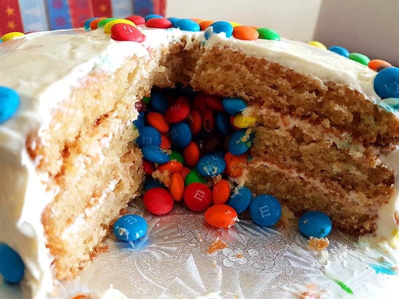 egg-free pinata cake