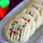 Whipped Shortbread Cookies