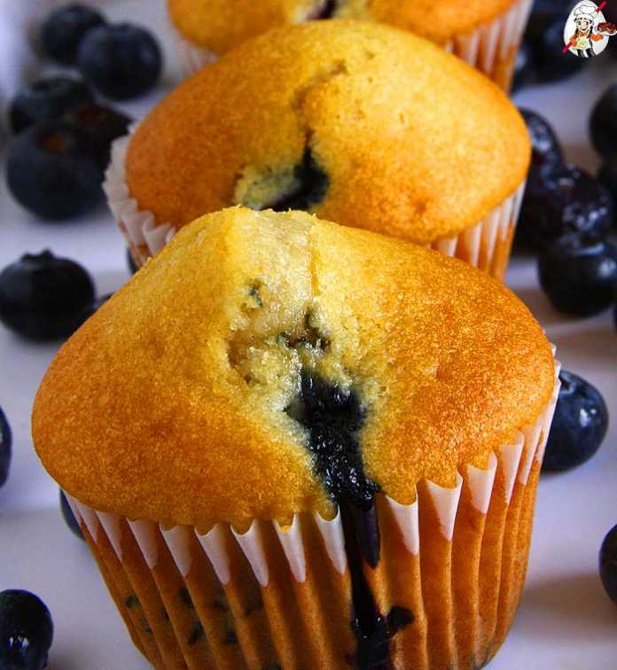 Fluffy Vegan Blueberry Muffins Recipe (Updated 2024) Eggless Cooking