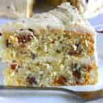 Eggless butter pecan cake