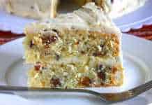 Eggless butter pecan cake