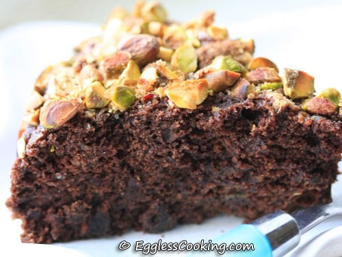 Eggless Chocolate Zucchini Cake Eggless Chocolate Zucchini Cake