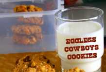 Eggless Cowboy Cookies