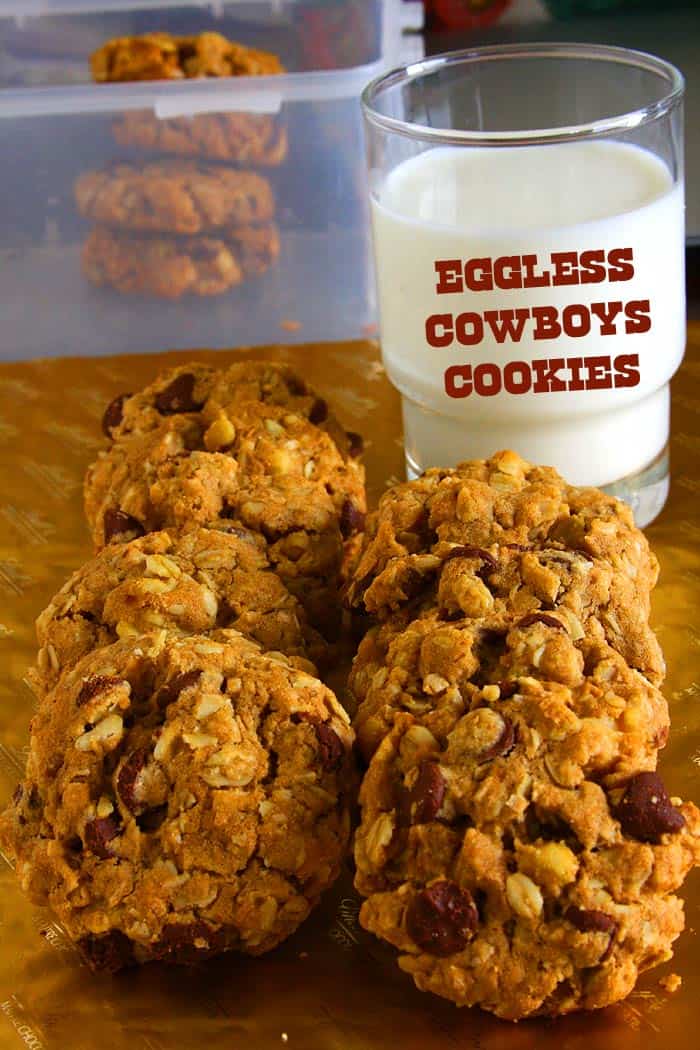 Eggless Cowboy Cookies Eggless Cowboy Cookies