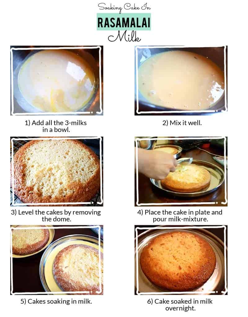 Eggless Tres Leches Cake Soaking In Rasamalai Eggless Tres Leches Cake Soaking In Rasamalai