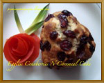 Priya's Eggless Cornmeal and Cranberry Cake Priya's Eggless Cornmeal and Cranberry Cake