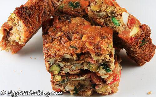 Eggless Fruit and Nuts Bars Eggless Fruit and Nuts Bars