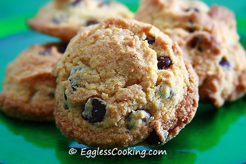 Gluten Free, Egg Free & Whole Grain Chocolate Chip Cookies