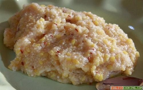 Hominy Grits & Moong Daal Pongal Hominy Grits & Moong Daal Pongal