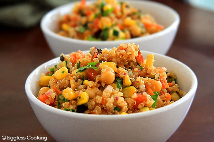 The Colorful Best Quinoa Salad Recipe Eggless Cooking