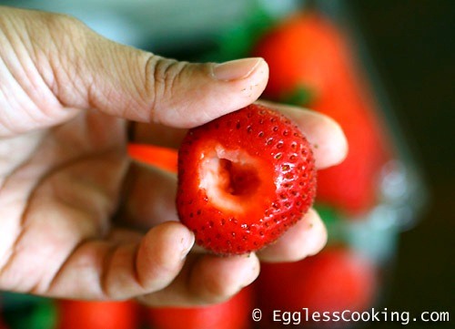 How To Hull Strawberries - Step 3 How To Hull Strawberries - Step 3