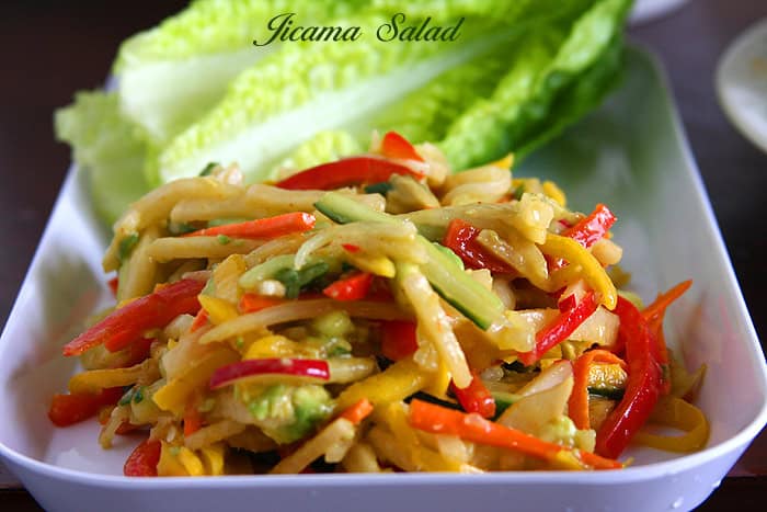 Colorful Jicama Salad Colorful Jicama Salad