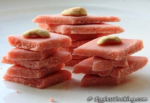Kaju Katli – No Bake Cashew Bars Kaju Katli – No Bake Cashew Bars