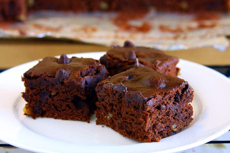 Low Fat Vegan Sweet Potato Brownies