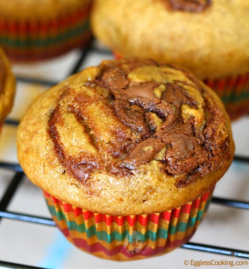 Banana Nutella Muffins