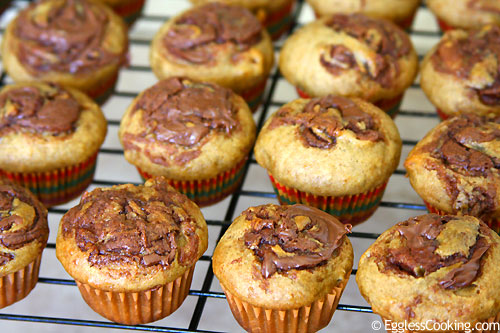 Egg Free Banana Nutella Muffins Egg Free Banana Nutella Muffins