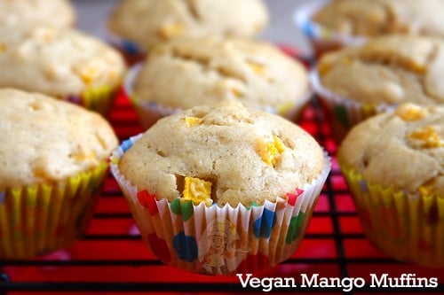 Vegan Mango Muffins Vegan Mango Muffins
