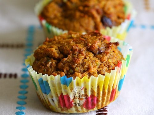 Vegan Pumpkin Bran Muffins