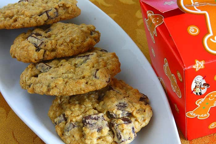 Oatmeal chocolate chunk cookies Oatmeal chocolate chunk cookies