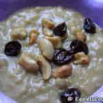 Oats Coconut Milk Pudding