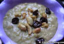 Oats Coconut Milk Pudding