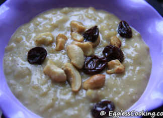 Oats Coconut Milk Pudding