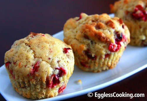 Vegan Orange Cranberry Muffins