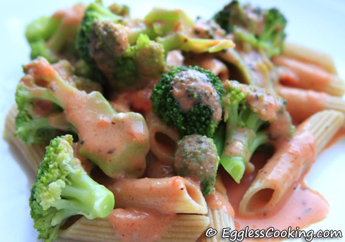 Vegan Pasta with Tofu Sauce