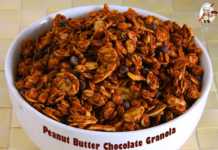 peanut butter chocolate granola