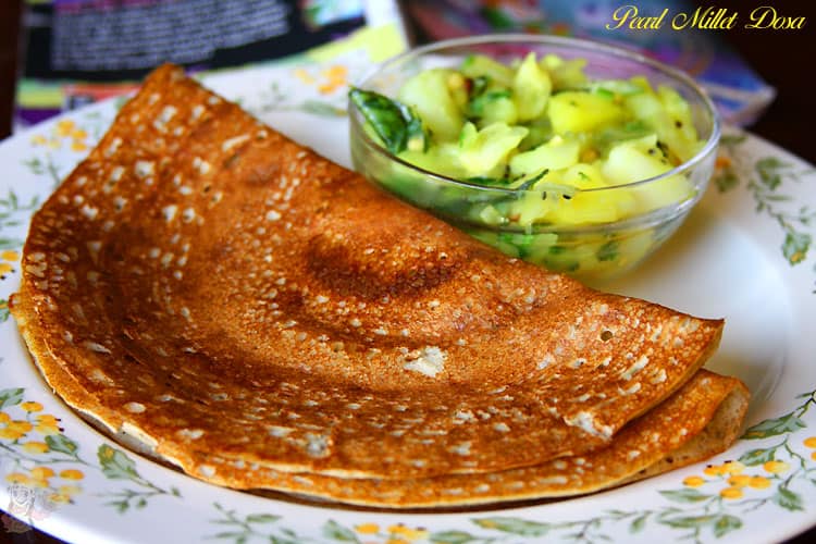 Protein-Rich Pearl Millet Dosa