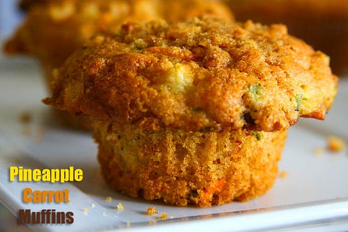 Pineapple Carrot Buttermilk Muffins Pineapple Carrot Buttermilk Muffins
