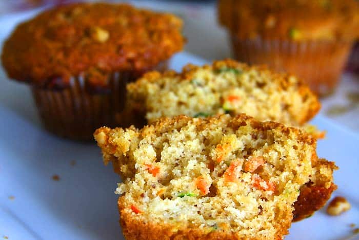 Pineapple Carrot Muffins (Cross-Section) Pineapple Carrot Muffins (Cross-Section)
