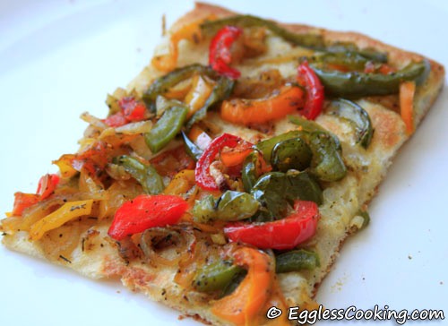 Vegan Pepper Pizza Vegan Pepper Pizza