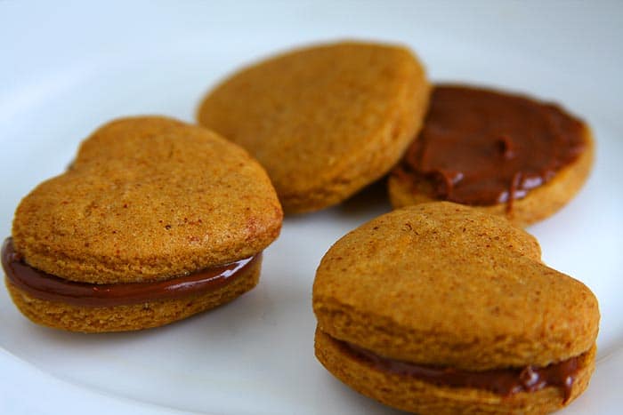 Almond Butter Cookies Sandwiches