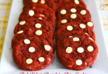 Red Velvet Chocolate Chip Cookies