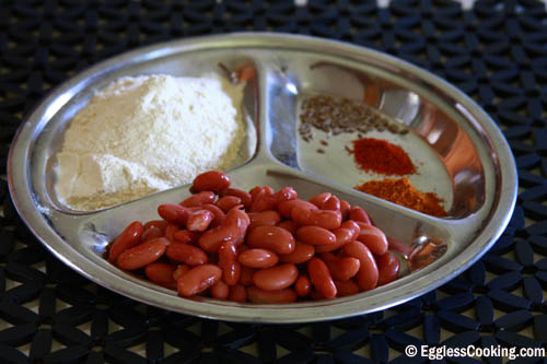 Mashed Beans Roti Ingredients