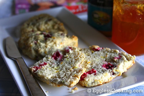 Vegan Cranberry Scones