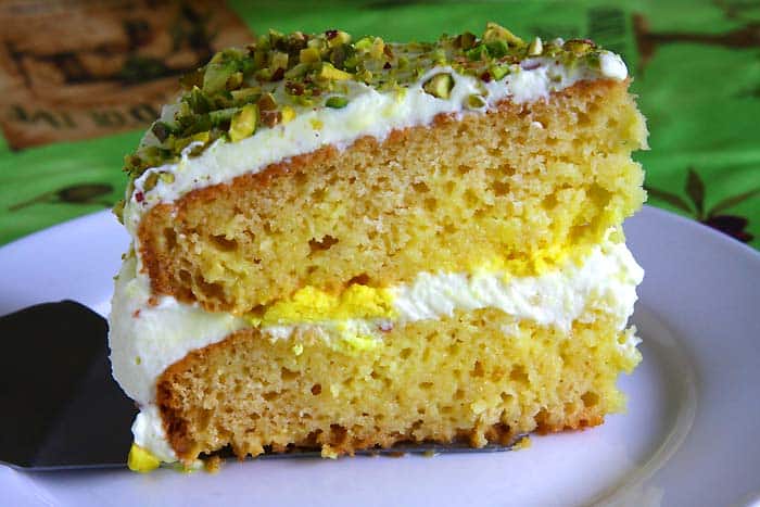 Sliced Tres Leches Cake Sliced Tres Leches Cake