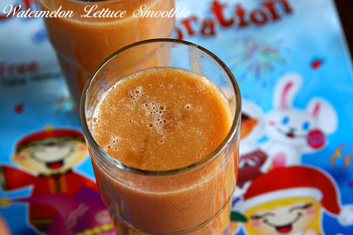 Watermelon Lettuce Smoothie Watermelon Lettuce Smoothie
