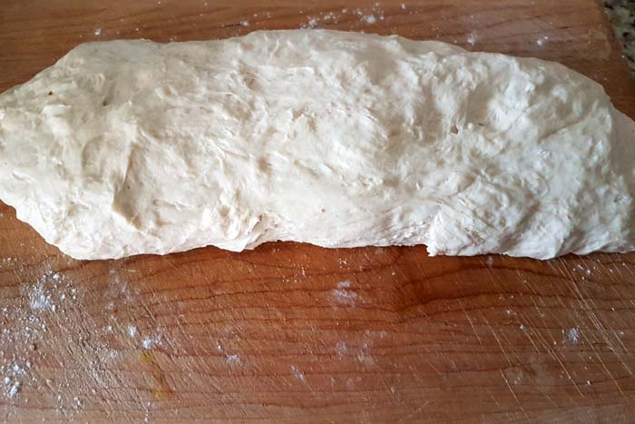 Step-10: Make the dough into log.