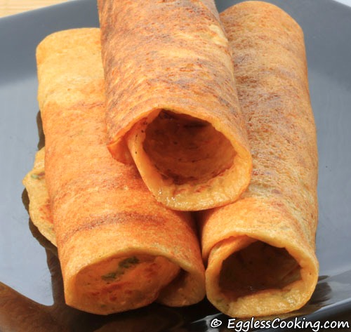 Cracked Wheat Moong Daal Crepes